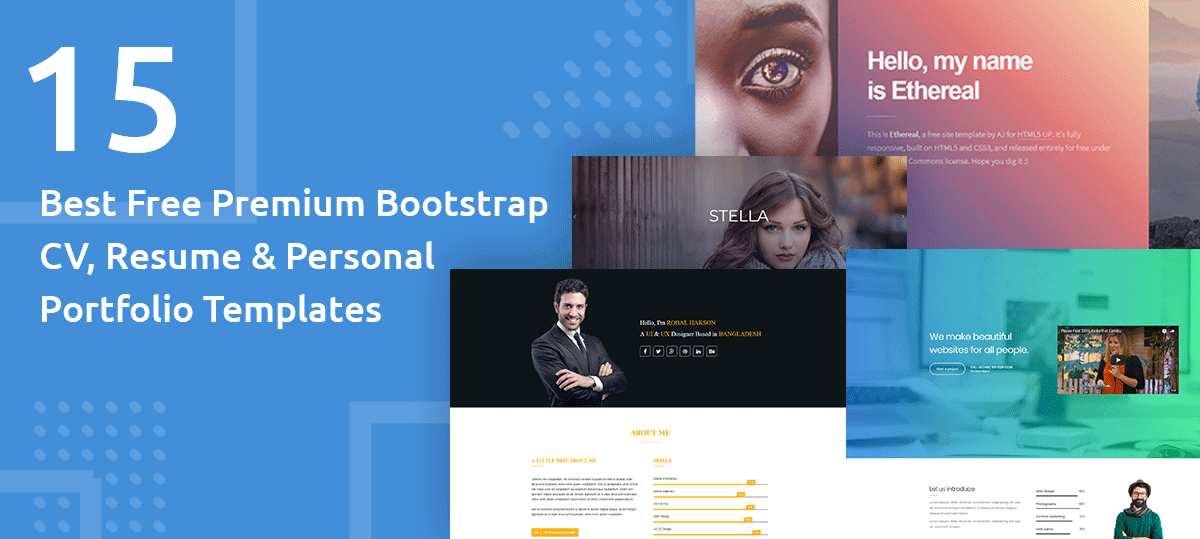 24 Best Personal Website Templates To Keep You Ahead 2019